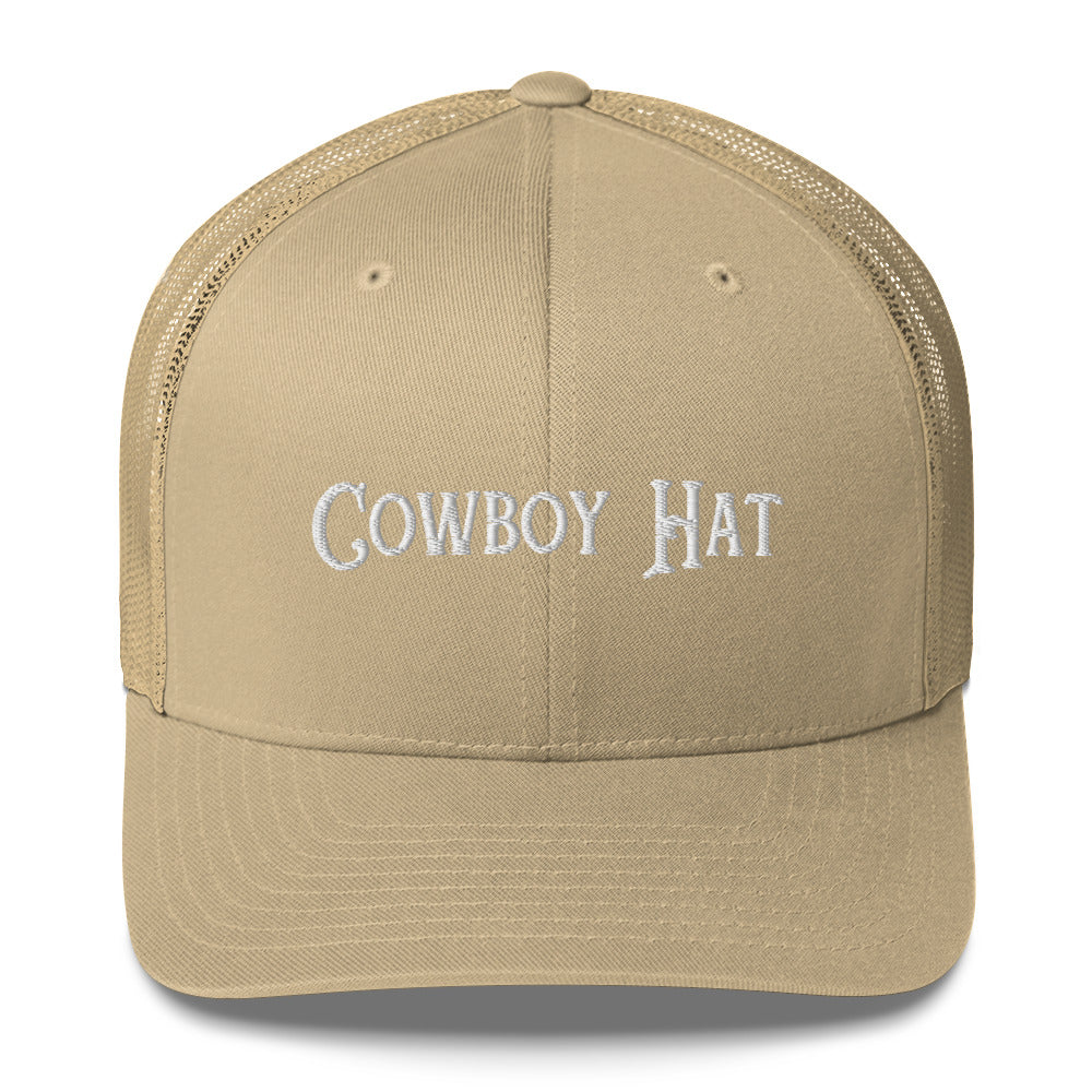 Cowboy Hat Trucker Cap