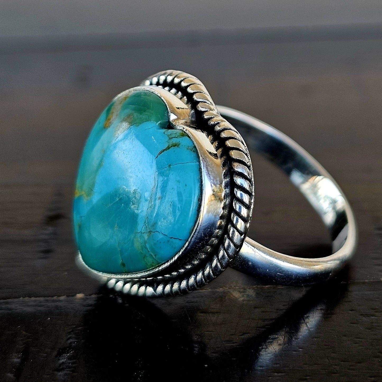 "Sky's the Limit" Heart Ring