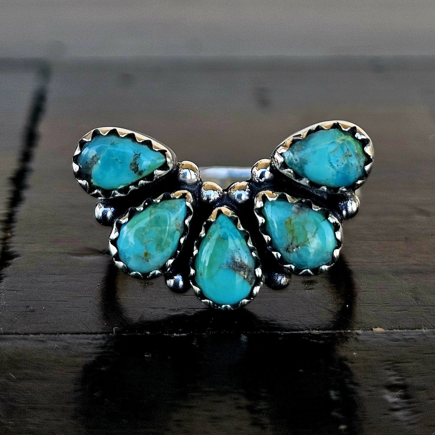The Teal Tear ring