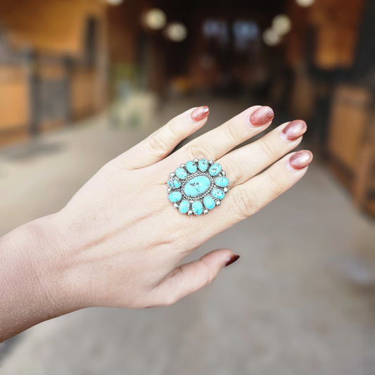 Vintage Cluster Ring