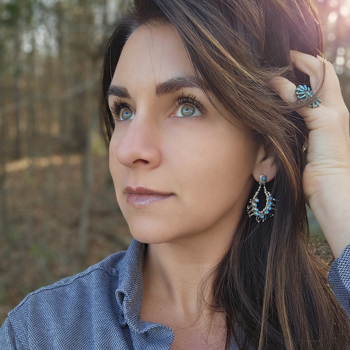Squash Blossom earrings