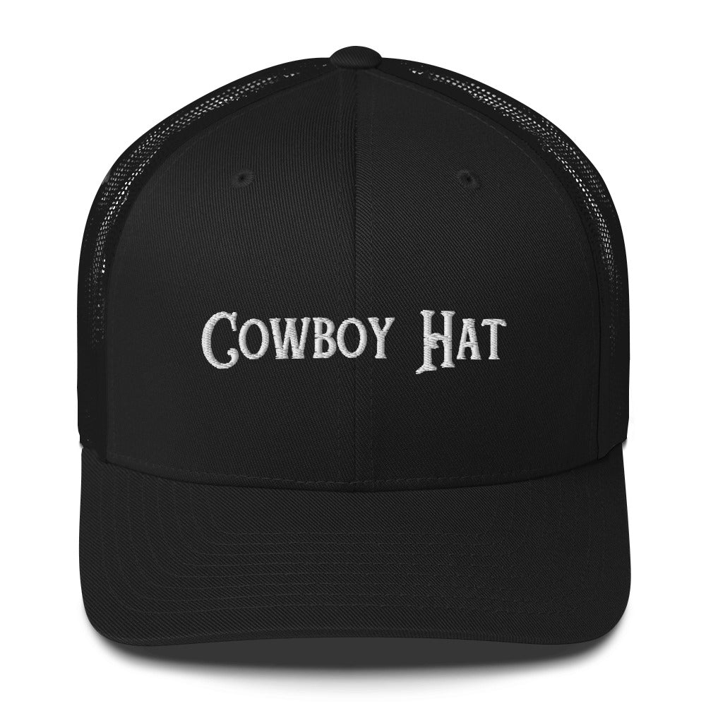 Cowboy Hat Trucker Cap