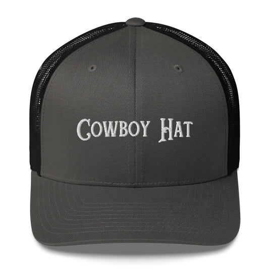 Cowboy Hat Trucker Cap