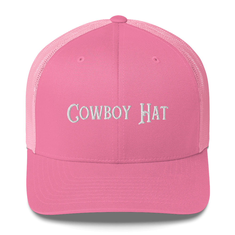 Cowboy Hat Trucker Cap